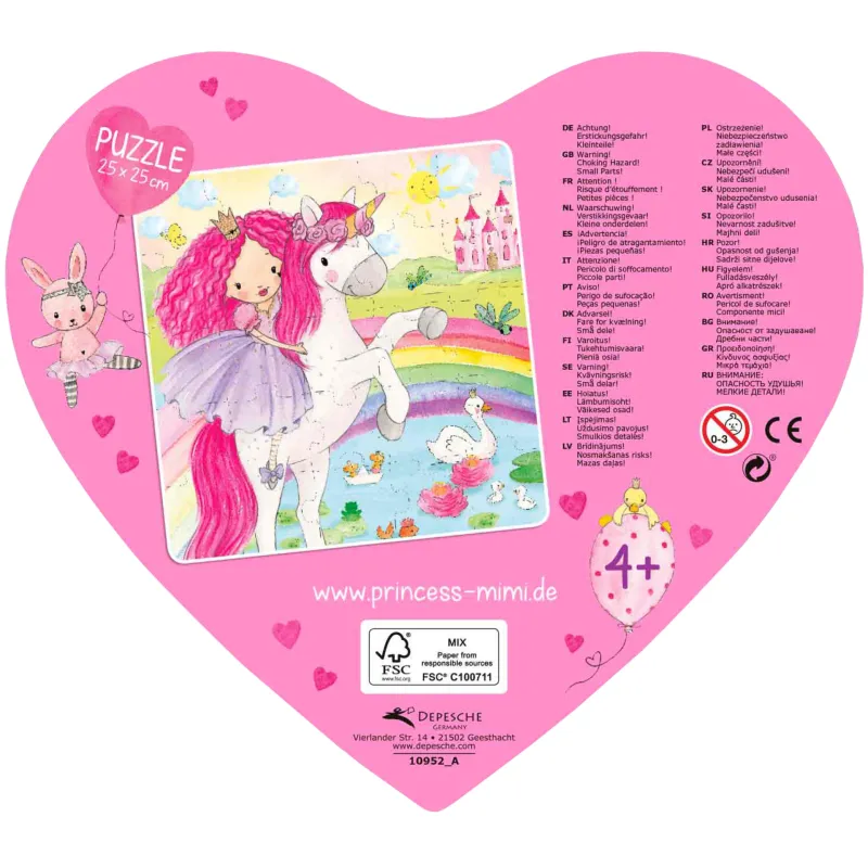 Puzzle 25 pièces - Princess Mimi dès 4 ans
