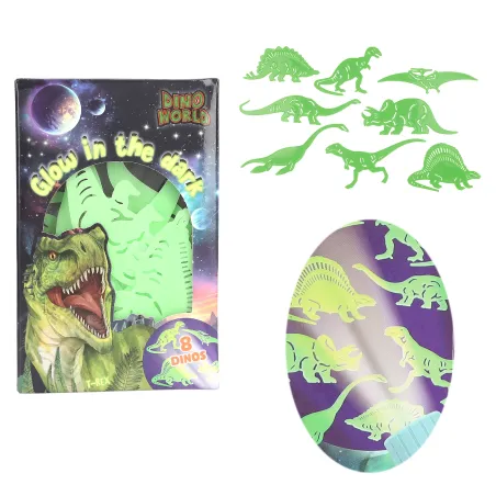 Glow in the dark stickers - Dino World