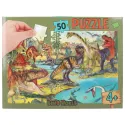 50 piece puzzle - Dino World from 4 years