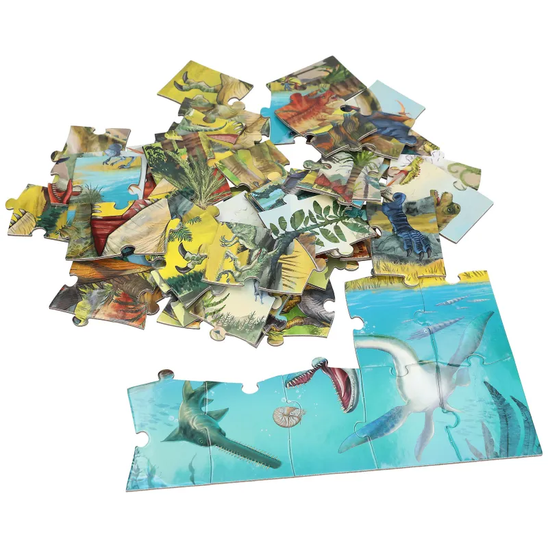 50 piece puzzle - Dino World from 4 years