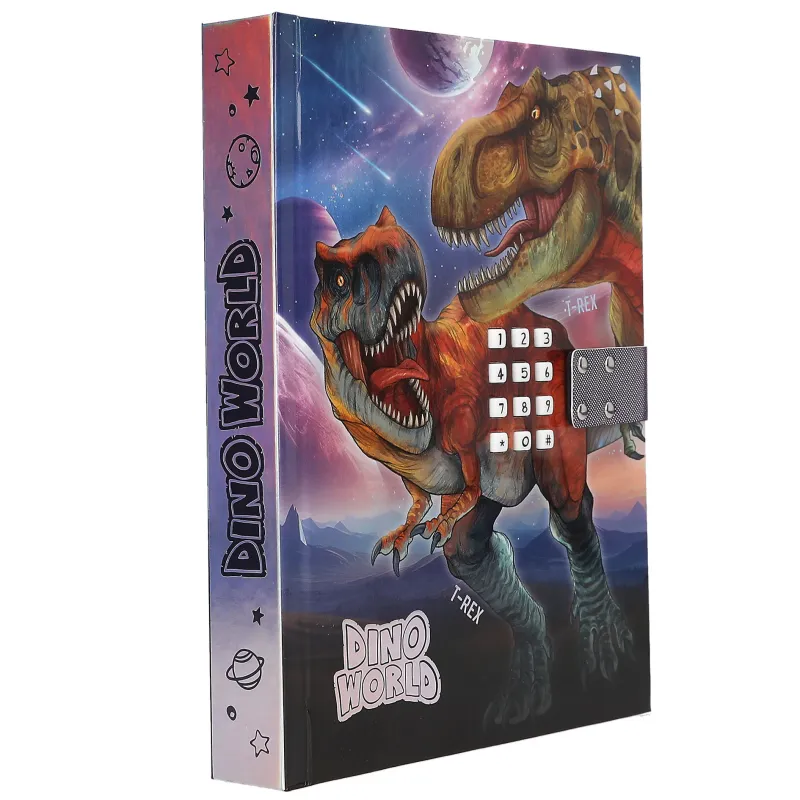 Diary with secret code and sound - Dino World