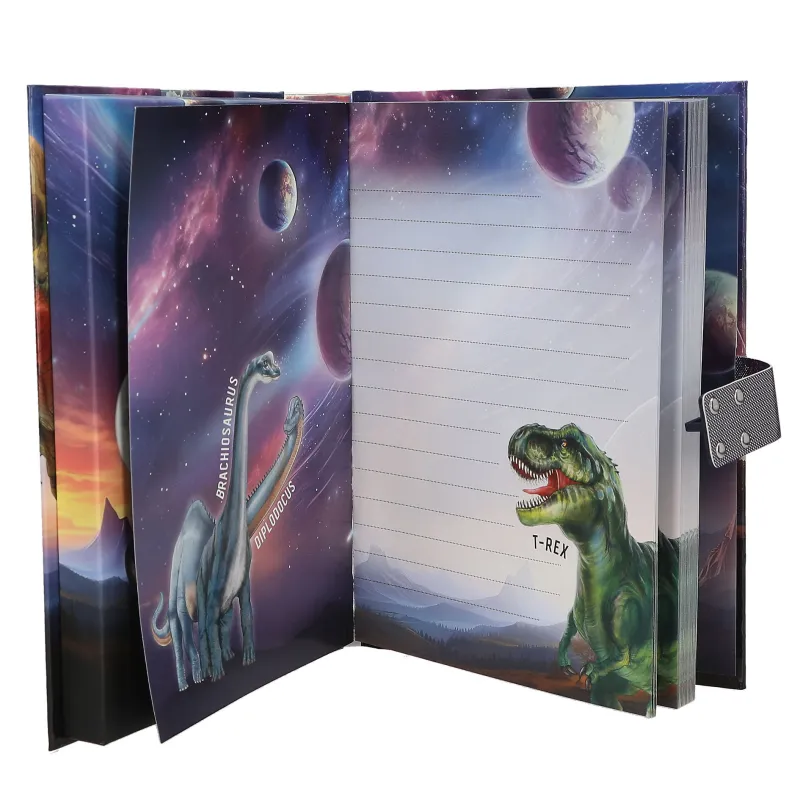 Diary with secret code and sound - Dino World