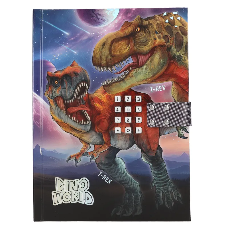 Diary with secret code and sound - Dino World