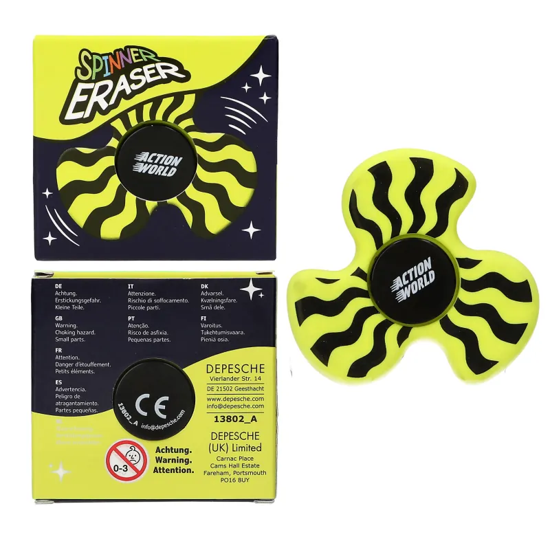 Gomme Fidget Spinner - Adventure World