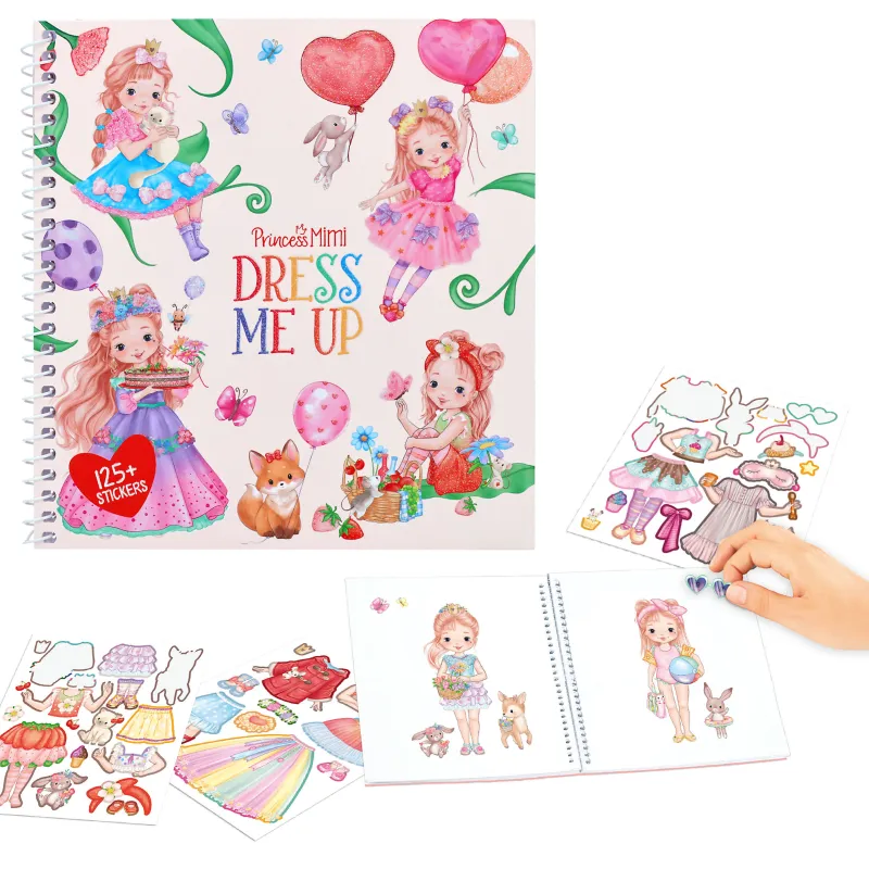 Dress Me Up - Princess Mimi, carnet d’autocollants