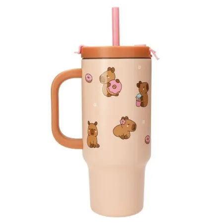 PENfection To Go cup with straw CAPYBARA