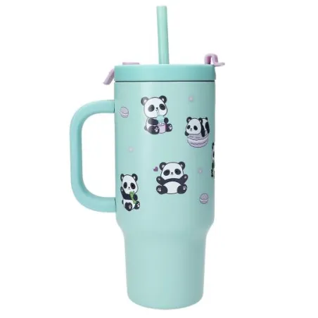 PENfection To Go cup with straw PANDA