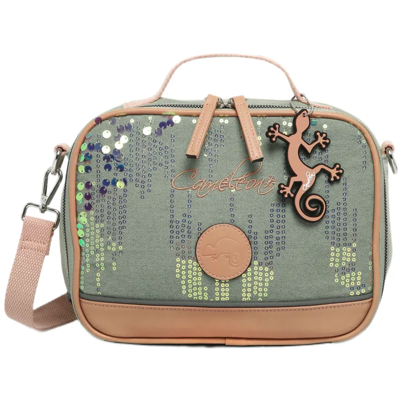 Cameleon Vintage Fantasy Holographic Denim Snack Bag | Cameleon