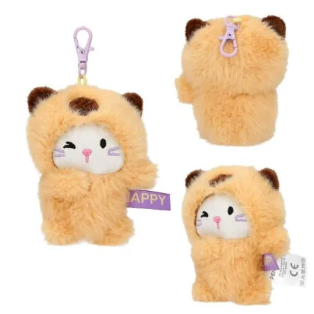 Porte-clés peluche chaton Tiny Crew PENfection Happy