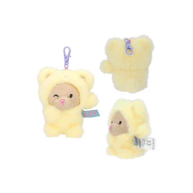 Porte-clés peluche chiot Tiny Crew PENfection Lazy
