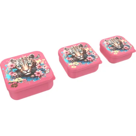 Lunch Buddies 3-in-1 boxes Leopard