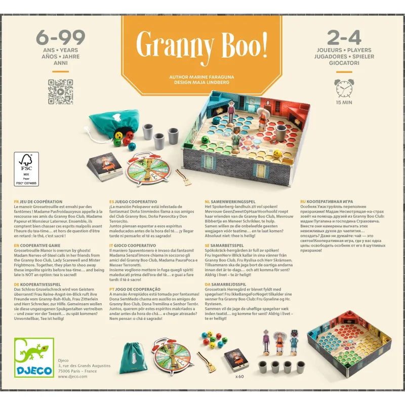 Granny Boo ! - Jeu coopératif Djeco dès 6 ans