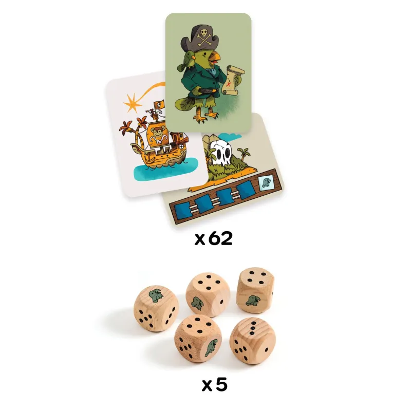 Pirates’n Dice - Djeco dice game from 7 years