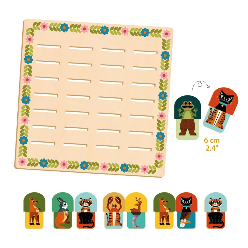Memo Mix & match - Jeu de mémo Djeco dès 4 ans