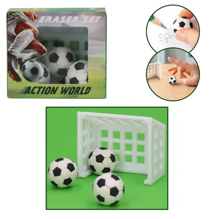 Set de gommes de football - Action World