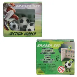 Set de gommes de football - Action World