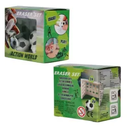 Set de gommes de football - Action World