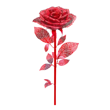 Piececool - Golden Rose Red