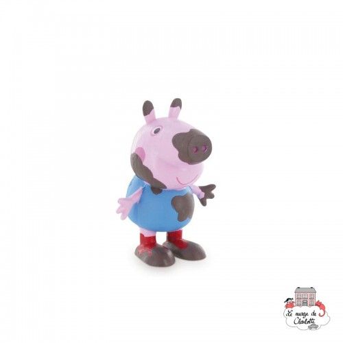 Peppa Pig - George Pig dans la boue - COM-Y99688 - Comansi - Figurines et accessoires - Le Nuage de Charlotte