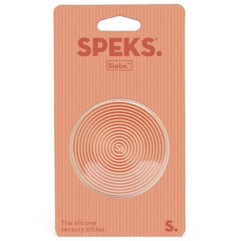 Speks - Slabs, sticker sensoriel en silicone