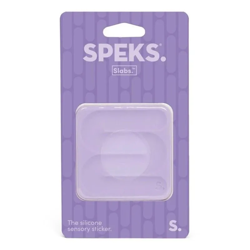 Speks - Slabs, sticker sensoriel en silicone