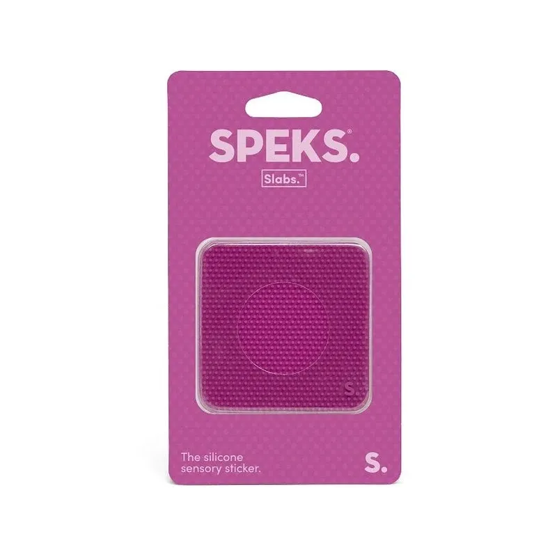 Speks - Slabs, sticker sensoriel en silicone