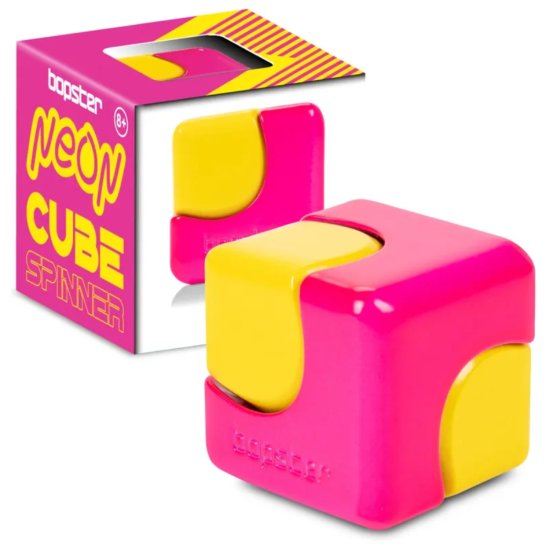 bopster Fidget Cube Spinner NEON (modèle 4 à nommer)