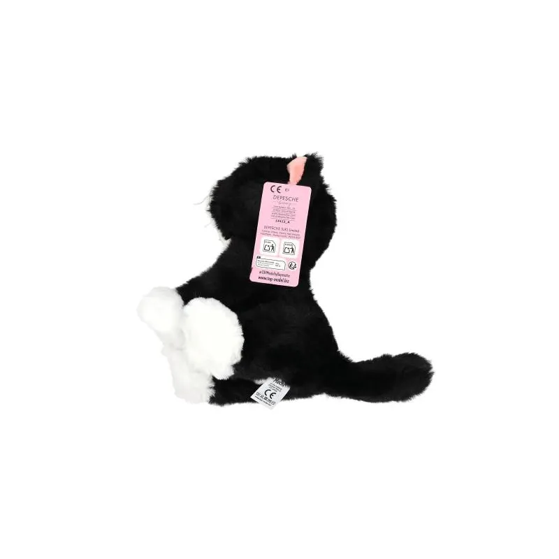 TOPModel - Peluche chat noir et blanc