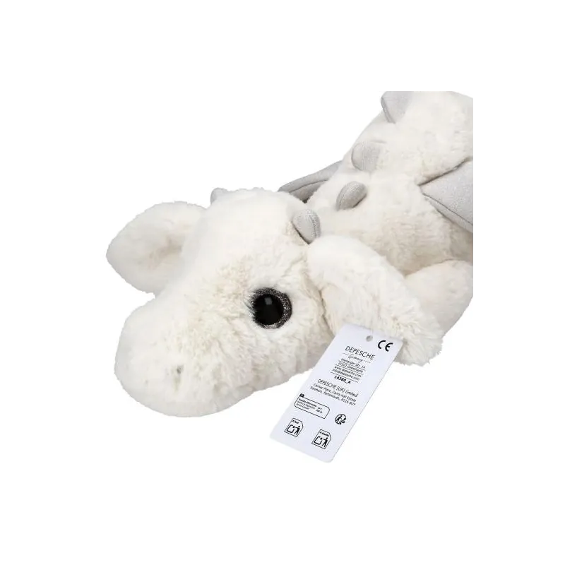 Snukis - Dragon en peluche blanc