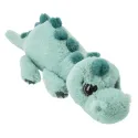 Dino World - Peluche dino allongé vert d’eau