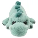 Dino World - Peluche dino allongé vert d’eau