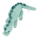 Dino World - Peluche dino allongé vert d’eau