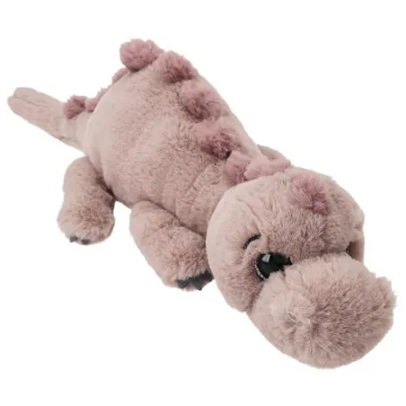Dino World - Peluche dino allongé vieux rose