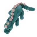 Dino World - Peluche dino allongé vert pétrole