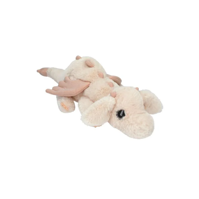 Snukis - Dragon en peluche abricot