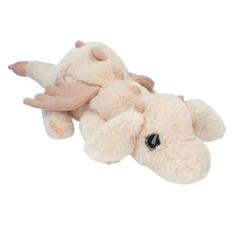 Snukis - Dragon en peluche abricot