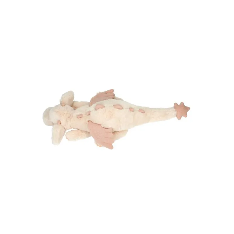 Snukis - Dragon en peluche abricot