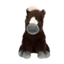 Miss Melody - Cheval en peluche marron 20 cm