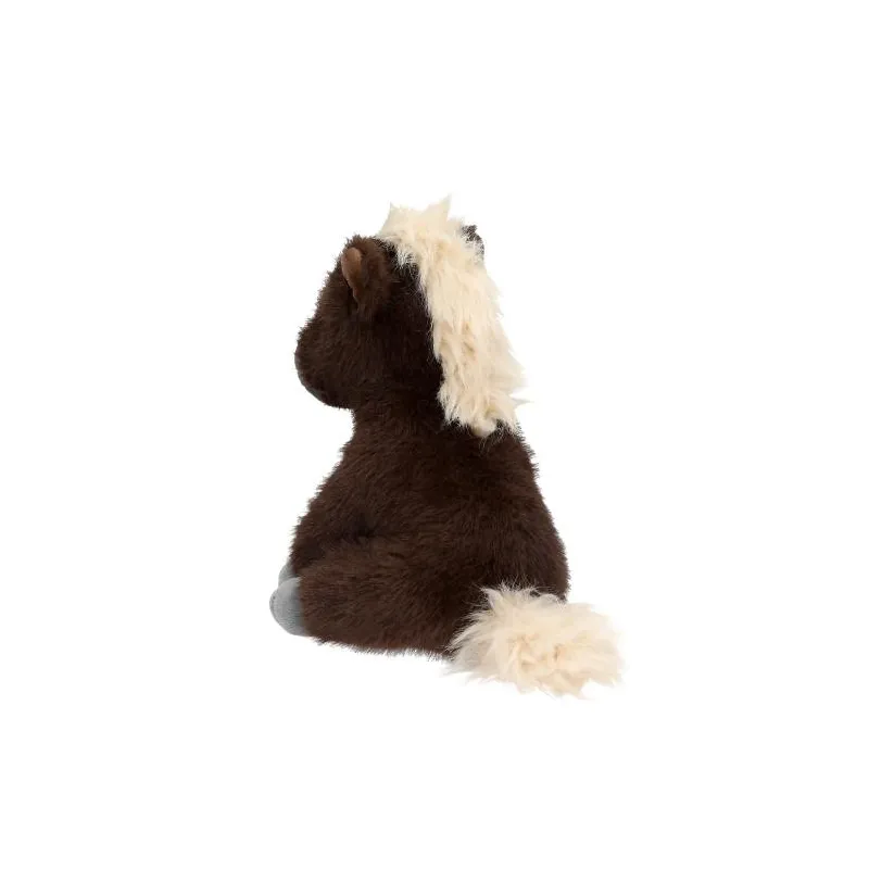 Miss Melody - Cheval en peluche marron 20 cm