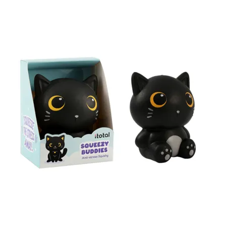 i-Total - Squeezy Buddies anti-stress chat noir