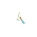 i-Total - Porte-clés sphère liquide licorne turquoise