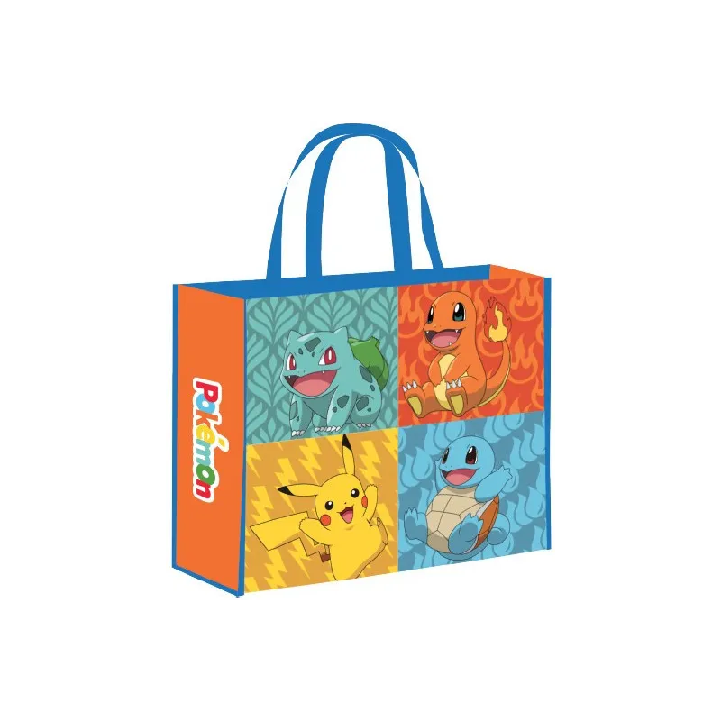 Pokémon - Sac shopper recyclé 45x40 cm (modèle 4 à nommer)