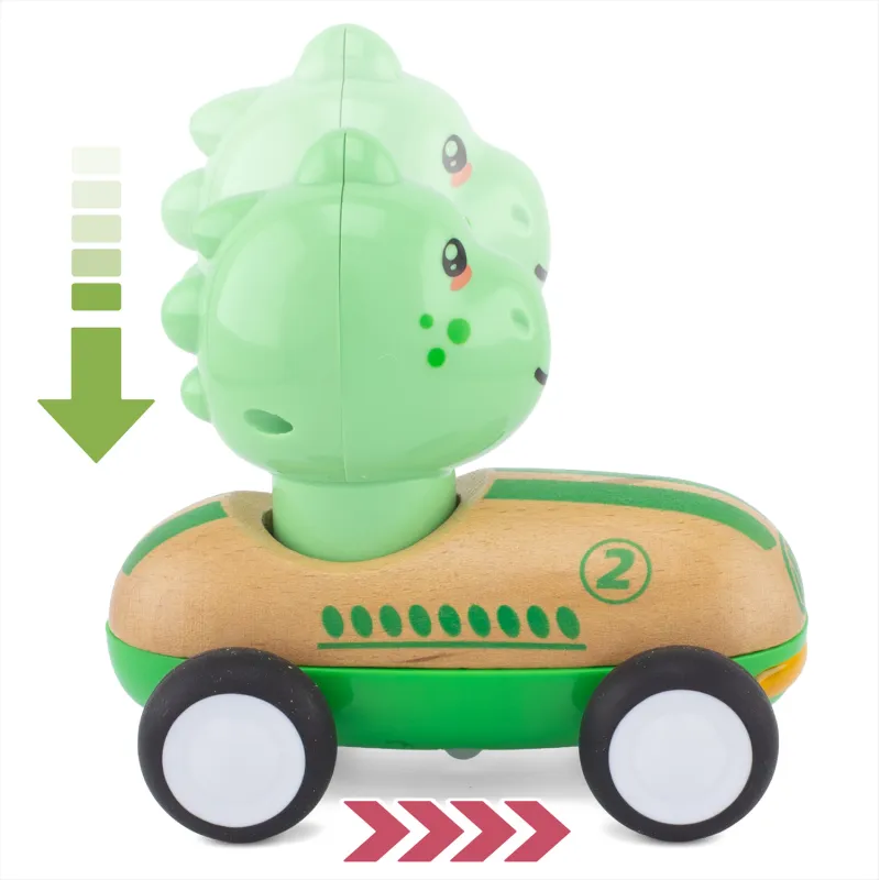 Routoudou Press & Go - The dino
