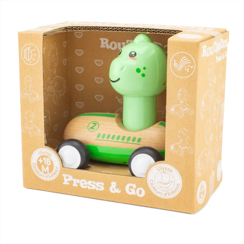 Routoudou Press & Go - Le dino