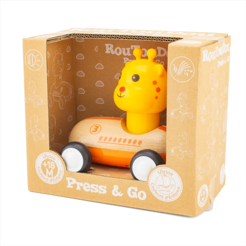 Routoudou Press & Go - La girafe