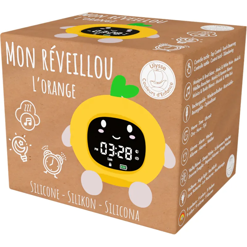 Veilleuse réveil Réveillou - L’orange