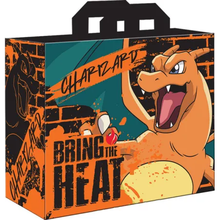 Sac shopper Pokémon Dracaufeu 45x40 cm recyclé | Le Nuage de Charlotte