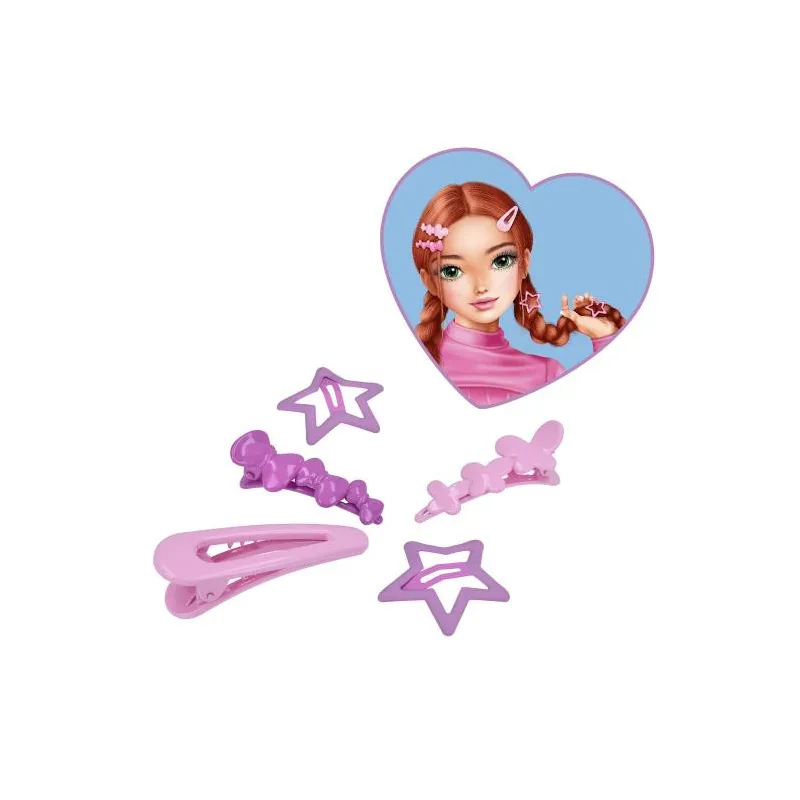 TOPModel - KPOP star hair clips - Blue