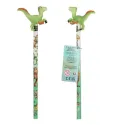 Dino World - Crayon avec figurine - Vélociraptor