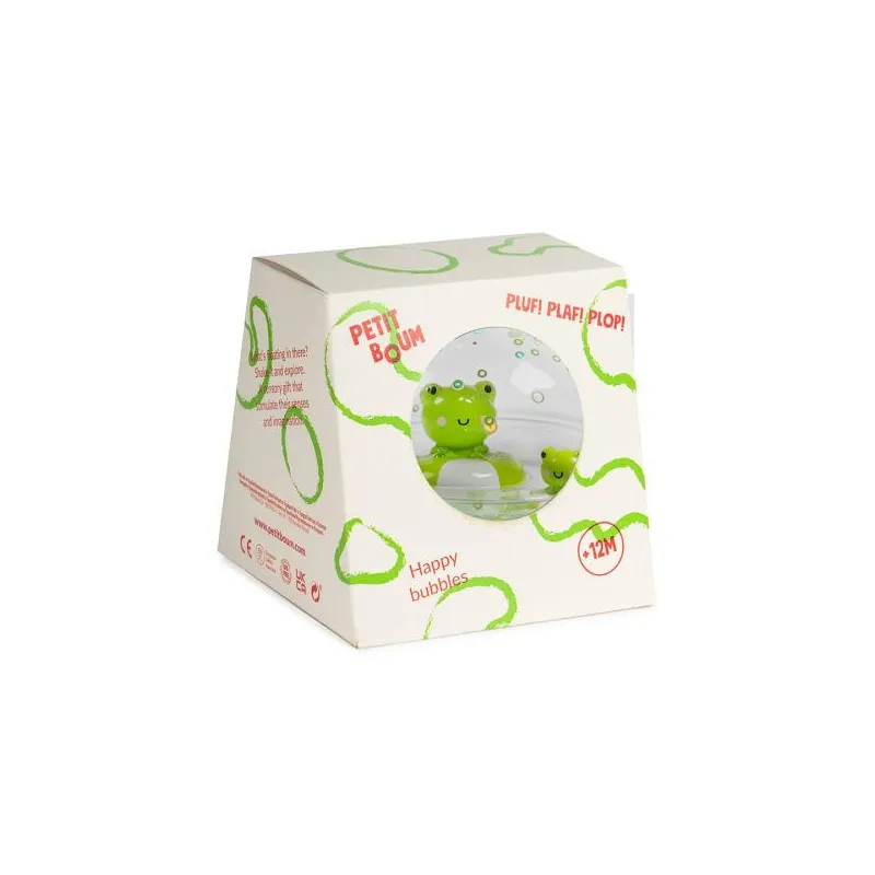 Petit Boum - Bouteille sensorielle Happy Bubbles - Grenouilles | Le Nuage de Charlotte